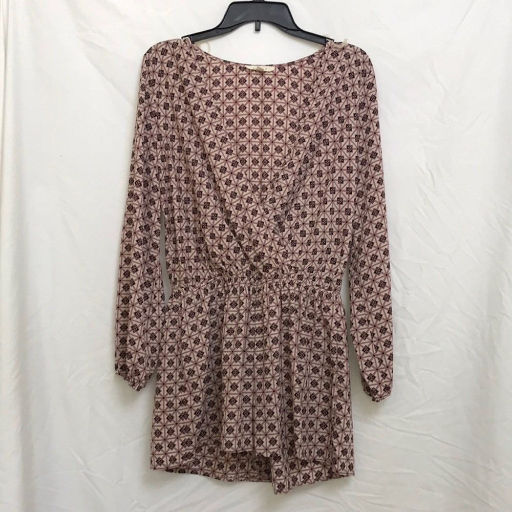 Pink Pattern Romper